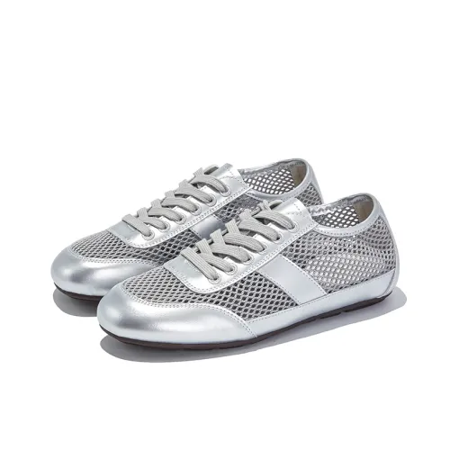 Chibang Легкий Низкий Топ Casual Женский Серебряный