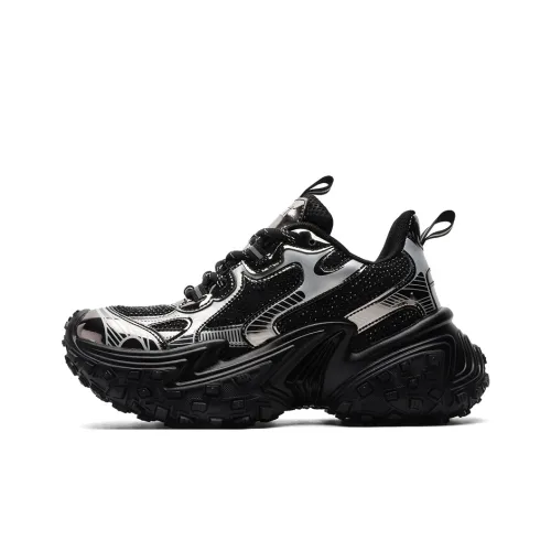 Hello Kitty Sanrio Series Масло-Подошва Низкие Кроссовки Черные Унисекс