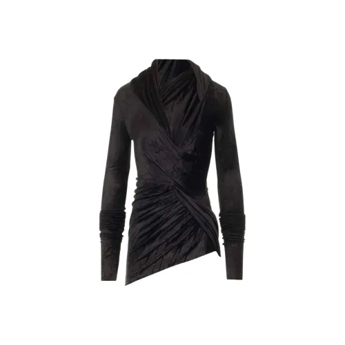 RICK OWENS совместный бренд RO Рубашка Женская Черная