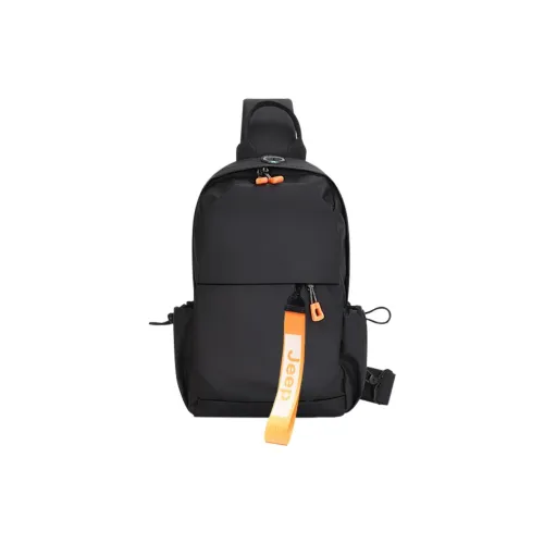 JEEP Нейлоновая сумка для мужчин черная серая