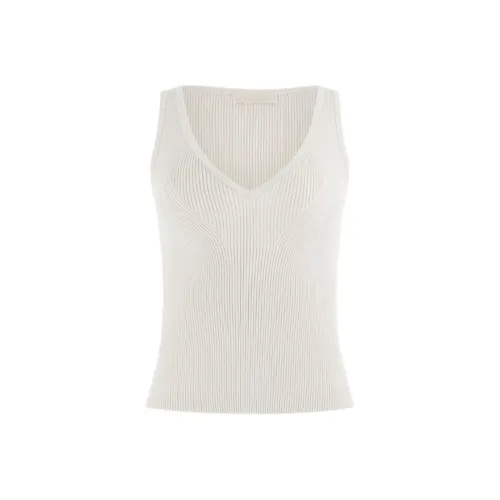 GUESS Сливочный Женские Майки