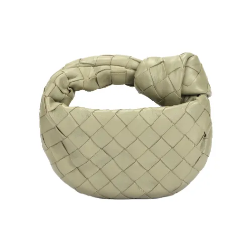 Bottega Veneta Jodie Sheepskin Bag Women's CAVE Stone Green Bottega Veneta Jodie Овчина Сумка Женская CAVE Каменно-зеленый