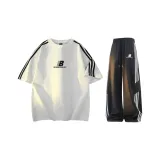 Белый, серый, топсайс, топ + черные штаны