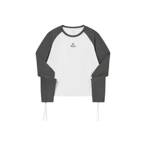 QIAODAN Dry Джордан - Белый/Грозовой серый Женские футболки