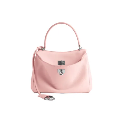 Balenciaga Rodeo Коровья кожа Сумка Мини Унисекс Розовый