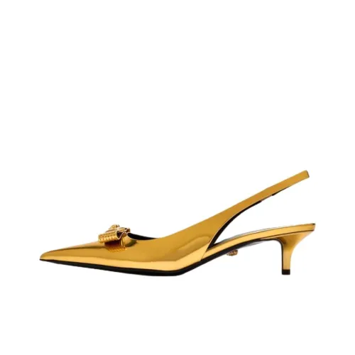 VERSACE Gianni VERSACE Узкий каблук Высокие каблуки 4,5 см Женские Золотой