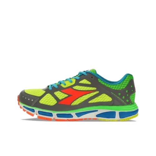DIADORA Беговые кроссовки Низкие Желто-синие Мужские