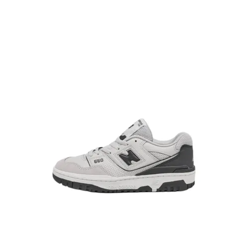 New Balance NB 550 Устойчивый к истиранию Низкий Топ Детские Лайфстайл Обувь Серый Детский