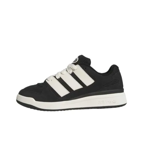 Adidas Originals FORUM 2000 Устойчивый к истиранию Низкий Топ Повседневная обувь Мужская Черный Белый