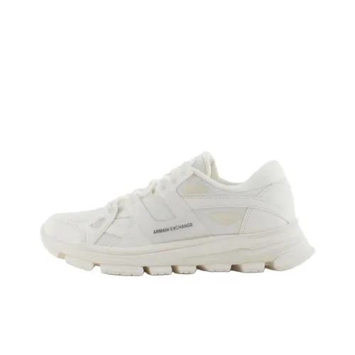 ARMANI EXCHANGEAE Низкий топ Повседневная обувь Мужская Белый