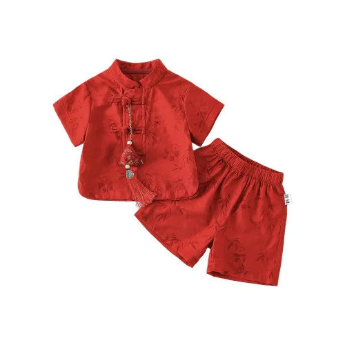 XiaoJinBu Повседневная спортивная одежда 2 предмета комплект для малышей и детей дошкольного возраста