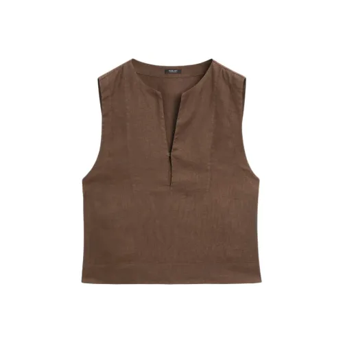 Massimo Dutti Коричневые Женские Рубашки