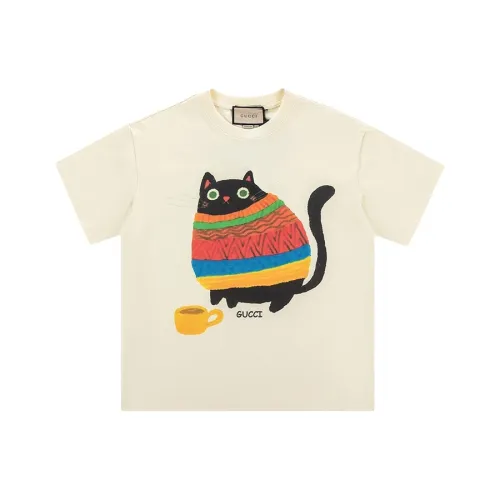 GUCCI Свитер Кошка Унисекс T Рубашки