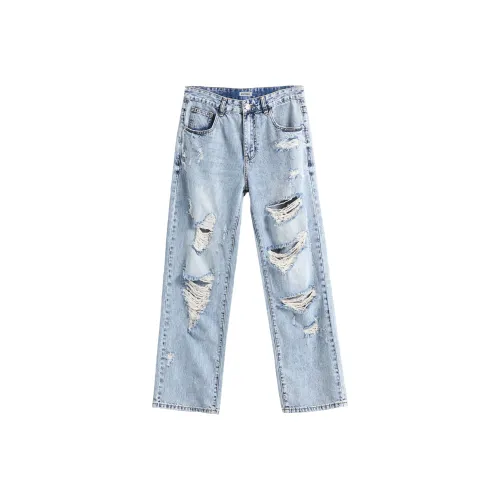 ENTONG Синий Мужской Джинсы