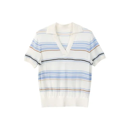 NINE WEST Синие и белые полоски, женский трикотаж