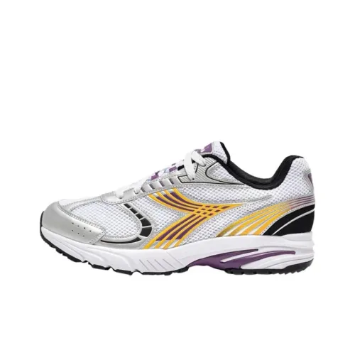 DIADORA Sao Ko 280 Беговые кроссовки Низкий топ Серебряный Белый Фиолетовый Унисекс