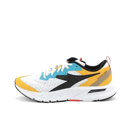 DIADORA Устойчивый к истиранию низкий топ повседневная беговая обувь мужская белая