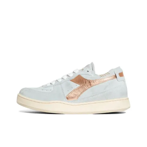 DIADORA Mi Basket Устойчивые к истиранию Низкие Кроссовки для скейтбординга Женские Синие Серые