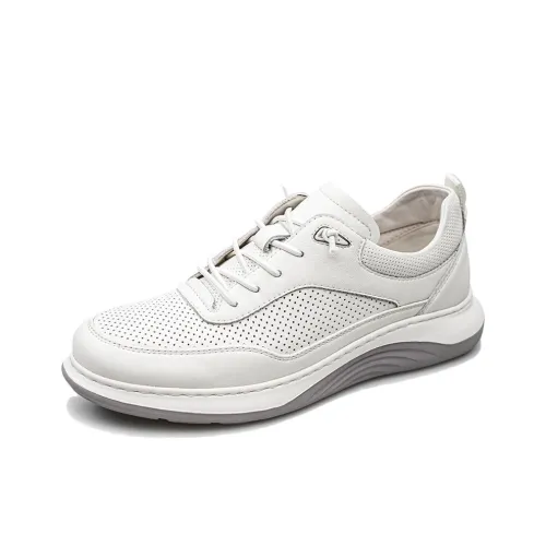 SHWEBALU Амортизация Износостойкий Низкий Топ Casual Мужской Белый