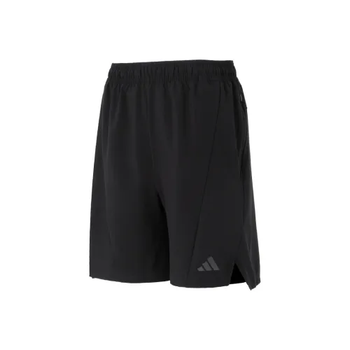 Adidas Мужские спортивные шорты черного цвета