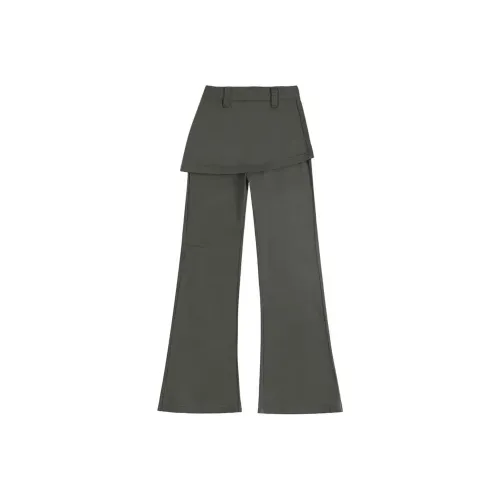 SNZX Серый Mock Двухкомпонентные Джинсы Женские Джинсы