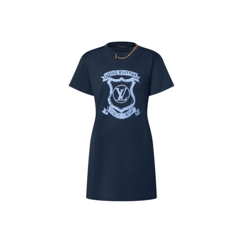 LOUIS VUITTON SS25 Короткий рукав Платье Женское