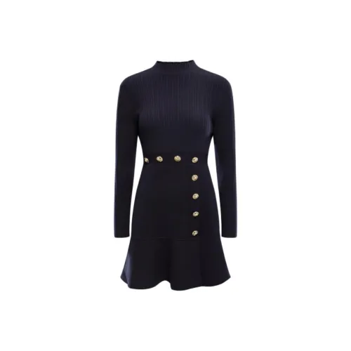 Karl Lagerfeld Длинное платье с длинными рукавами женское