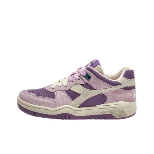 DIADORA B.560 Устойчивые к истиранию Низкие Кроссовки для скейтбординга Женские Фиолетовые