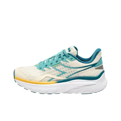 DIADORA Устойчивая к истиранию низкая повседневная обувь для женщин бежево-зеленая