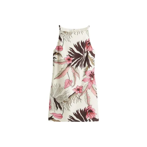 H&M Белый/Цветочный Женские Слиплатья