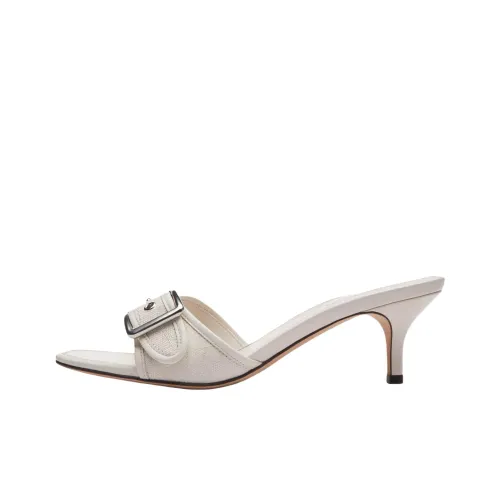 COACH Margot Резина Устойчивая к истиранию Слипоны 5 см Женские Белые