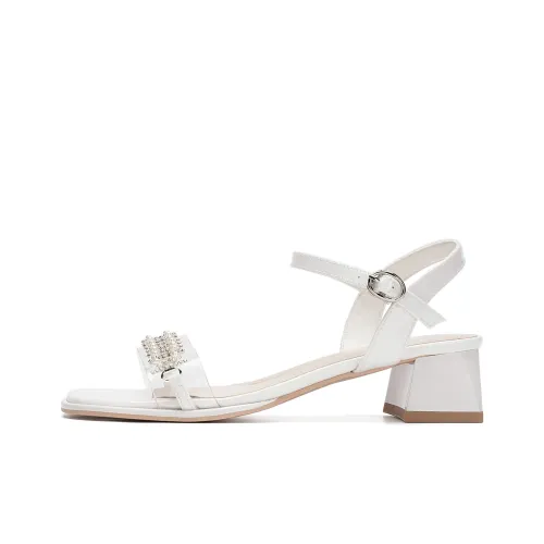 AOKANG One Ремешок Сандалии Женские Экрю