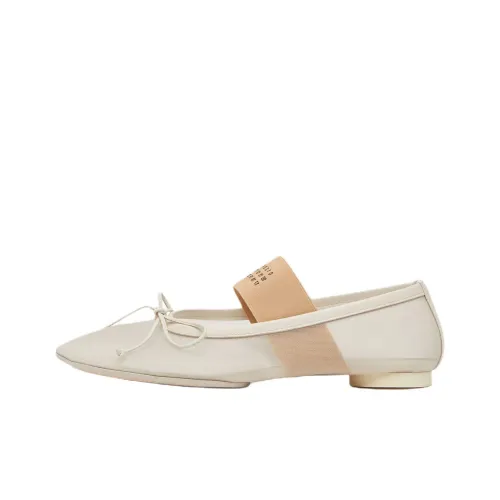 MM6 MAISON MARGIELA Anatomic Numeric Туфли Mary Jane Женские Белые