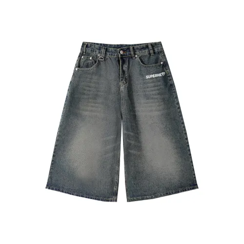 SUPERHEY Унисекс Джинсовые Шорты