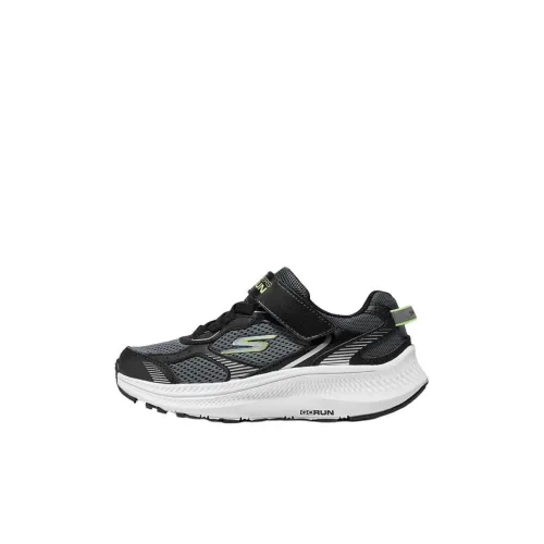 Skechers Kids Мальчики Детская Повседневная Обувь Низкий Топ Черный Зеленый Kids