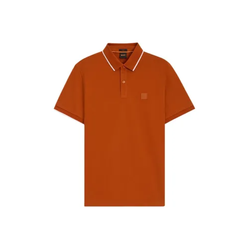 Hugo Boss Светло-оранжевая мужская поло