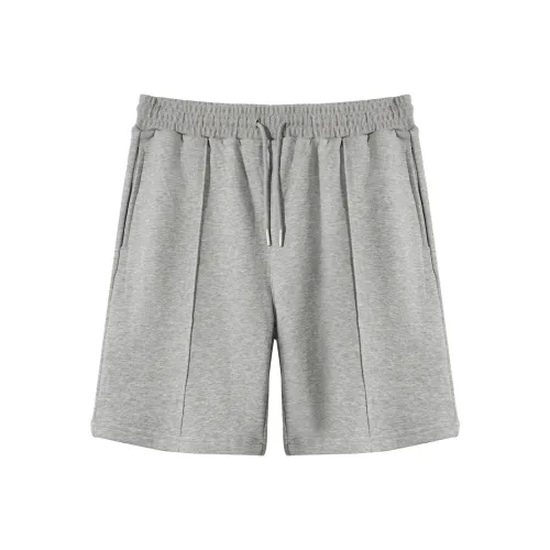 DAVID&ME Светло-серый Унисекс Повседневные шорты
