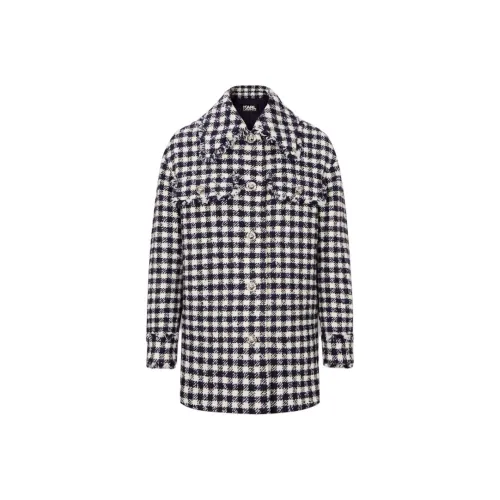 Куртки и пальто женские от KARL LAGERFELD