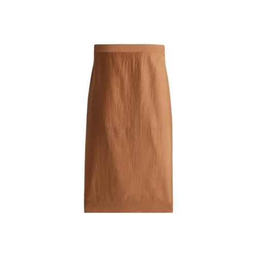 H&M Коричневые Женские Повседневные Длинные Юбки