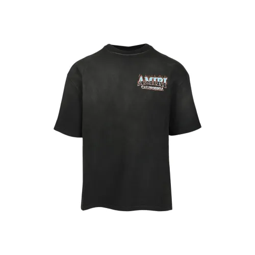 AMIRI Мужские черные футболки