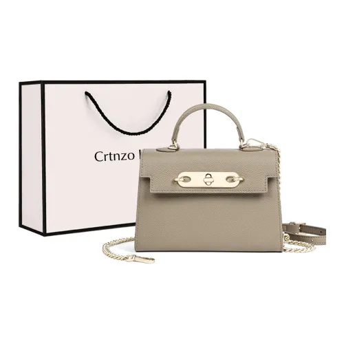 Crtnzo Kroez Сумка из коровьей кожи сумка через плечо сумка через плечо сумка Kelly стандартная женская белая серая