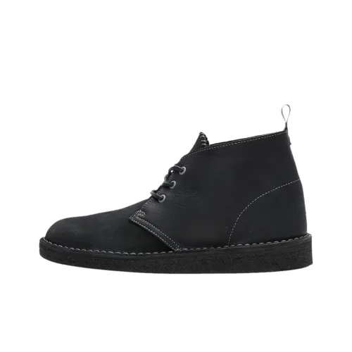 Desert Coal x Clarks END. Ботильоны Мужские Черные