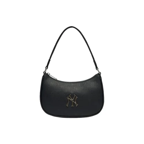 MLB MONOGRAM Коллекция Искусственная кожа Плечевая сумка Пельмени Плечевая сумка Унисекс Черный Золото