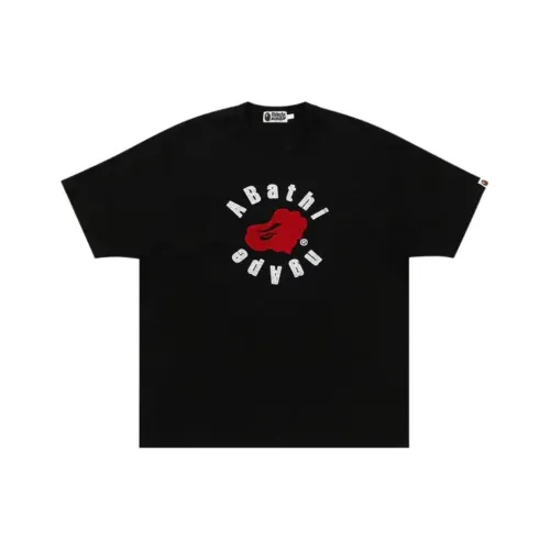 A BATHING APE T-Shirt Мужской Черный