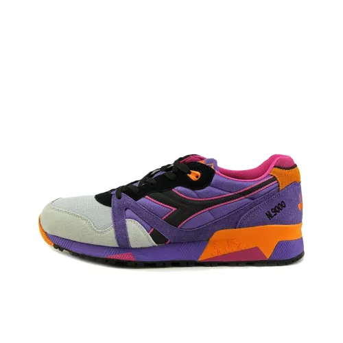 DIADORA N9000 Беговые кроссовки Низкий верх Фиолетовый Мужской