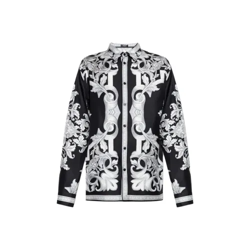 VERSACE Мужские Черные Рубашки