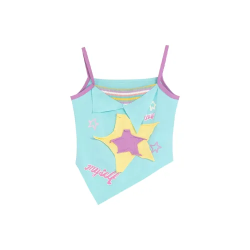 SWEET CAT Синий Женские Топы