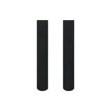 [2 шт] Черный