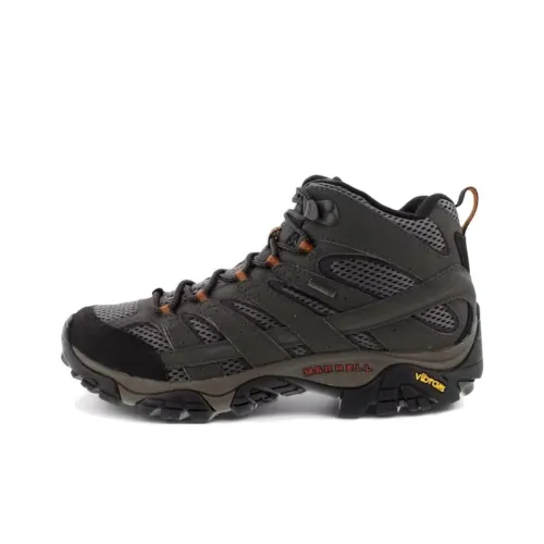 MERRELL Moab 2 Устойчивый к истиранию MID Топ Уличная обувь Мужская Серый Зеленый