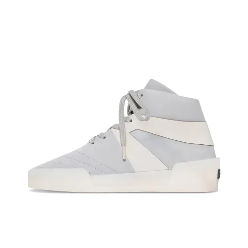 Fear Of God MID Топ Скейтборд Кроссовки Мужские Светло-Серый Белый